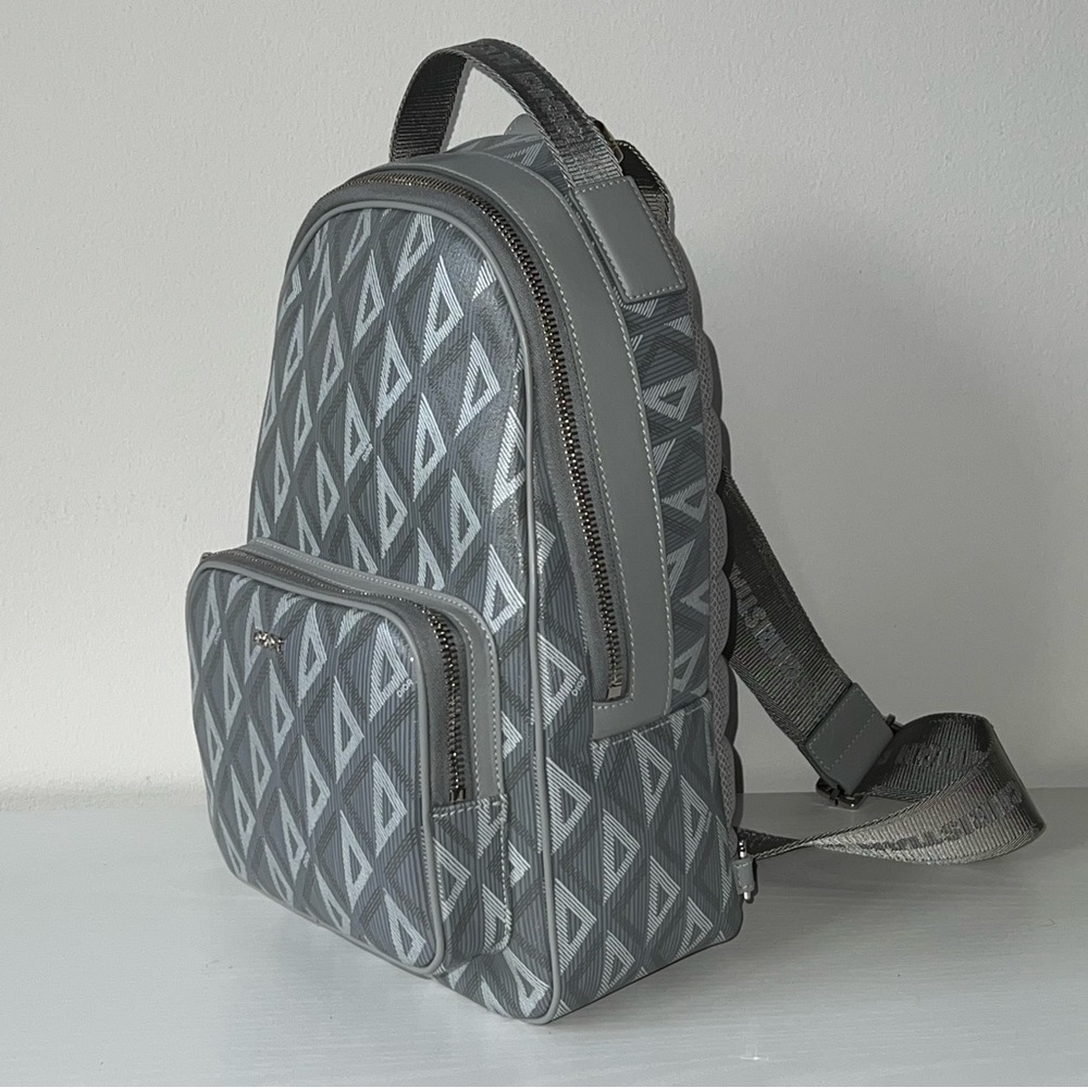Dior MINI RIDER SLING BAG Gray CD Diamond Canvas - Picture 4 of 6